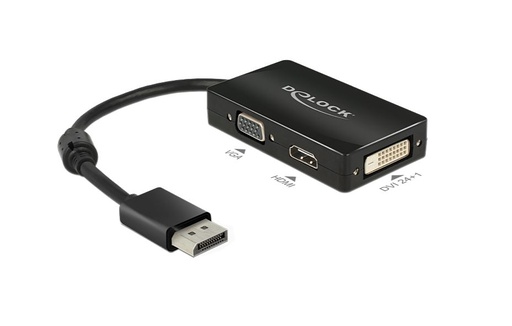 [W250319003] Adapter DisplayPort 1.1 VGA/HDMI/DVI
